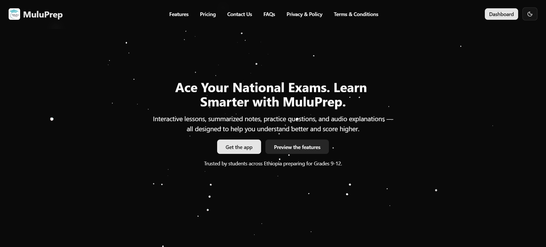 Screenshot of MuluPrep